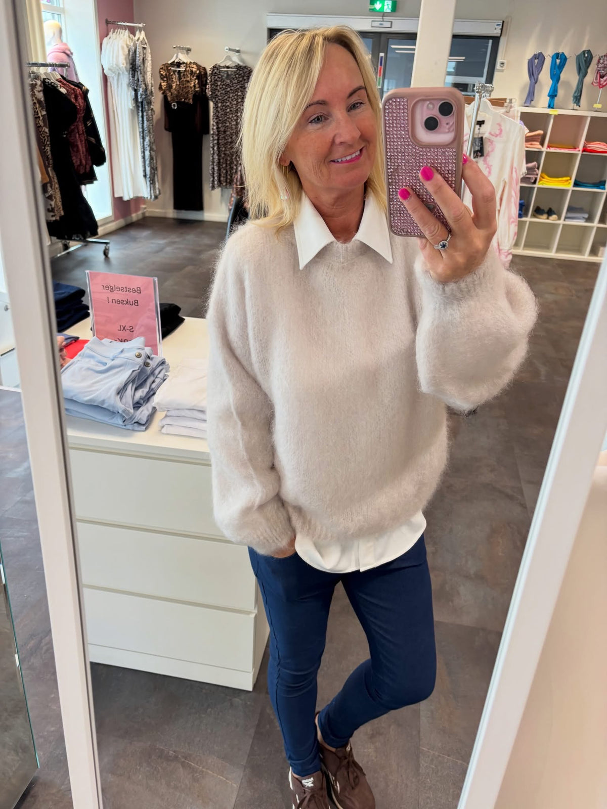 Mohair genser