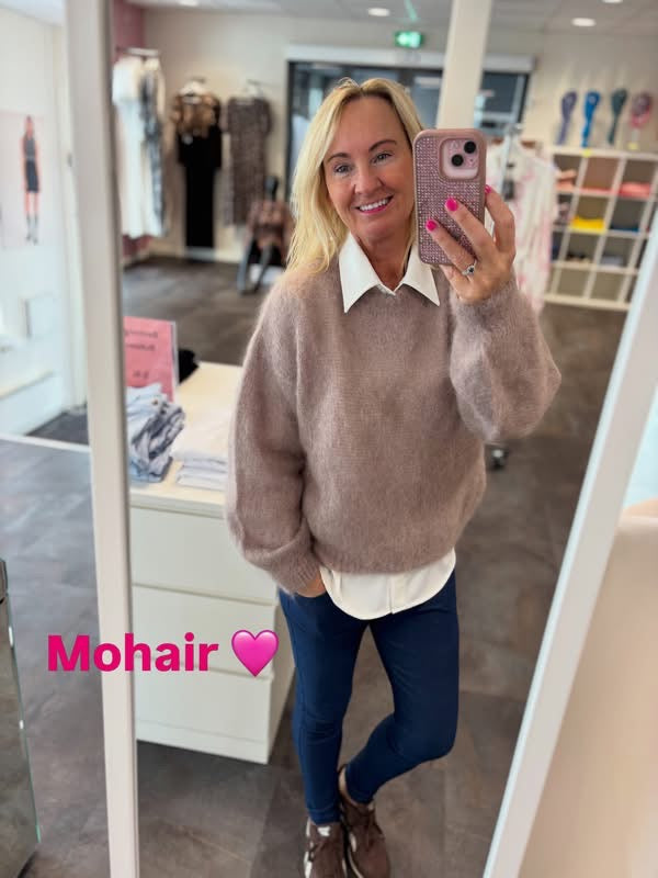 Mohair genser