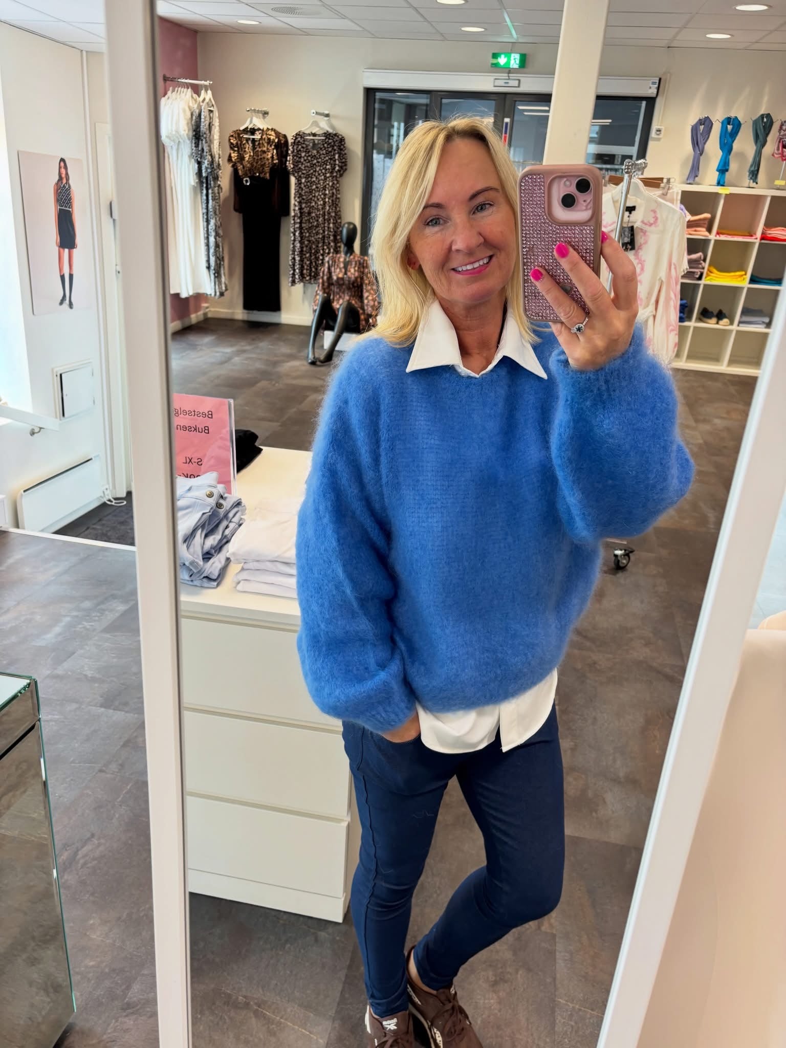Mohair genser