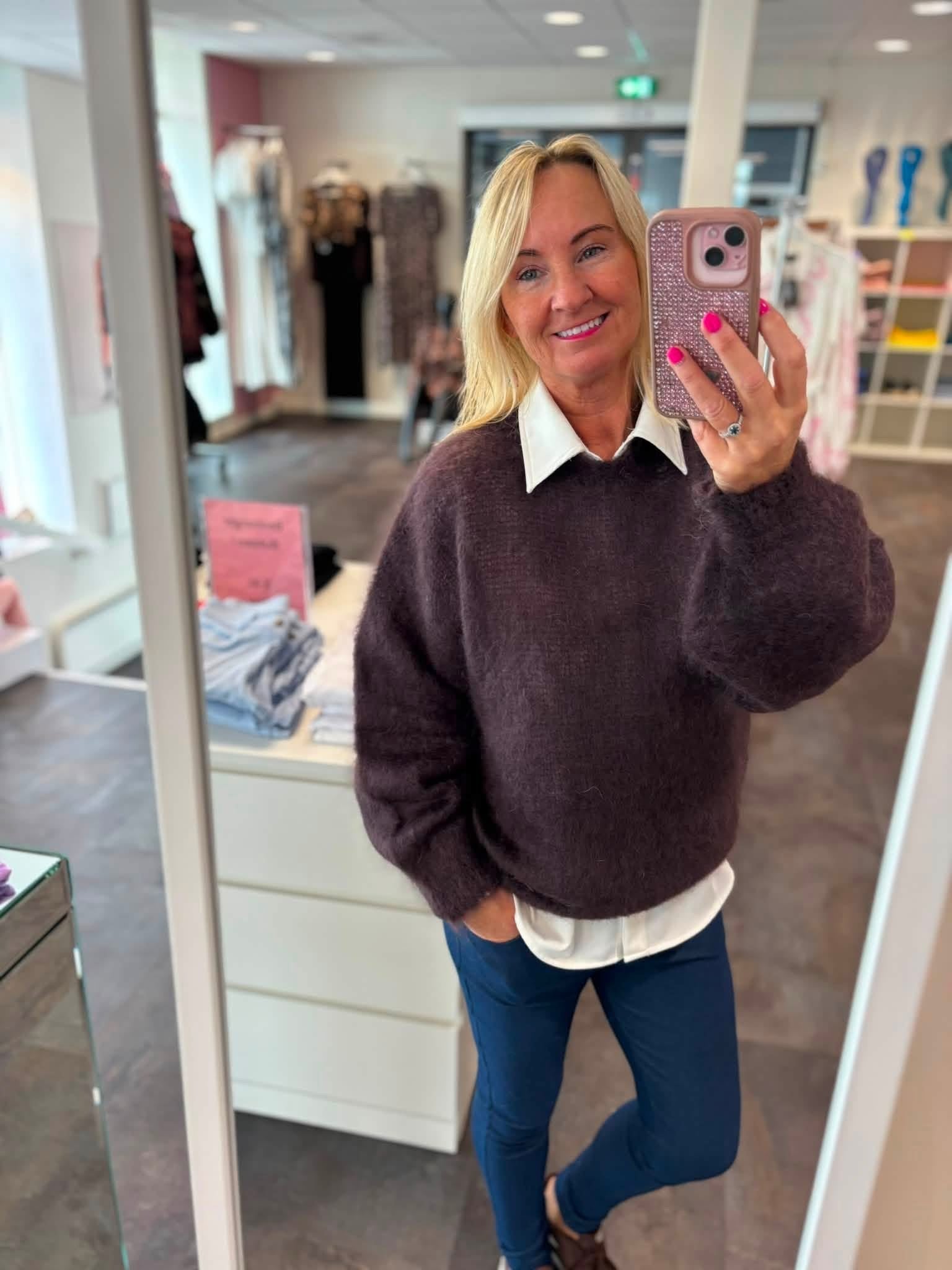 Mohair genser