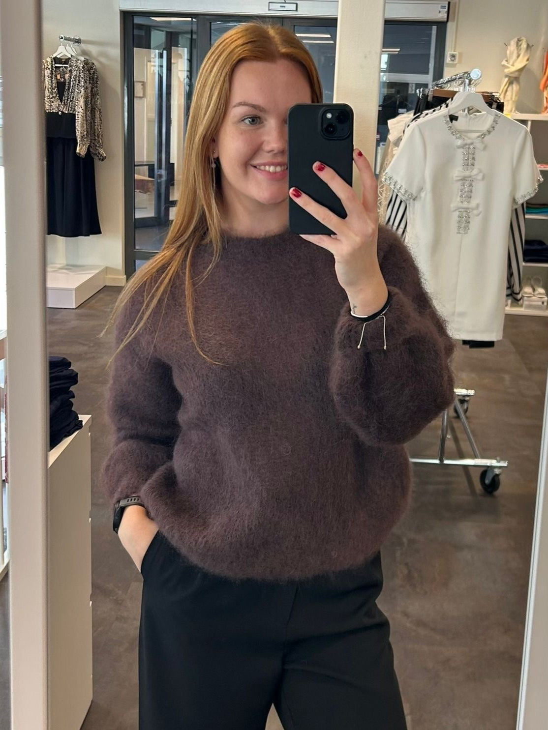Mohair genser