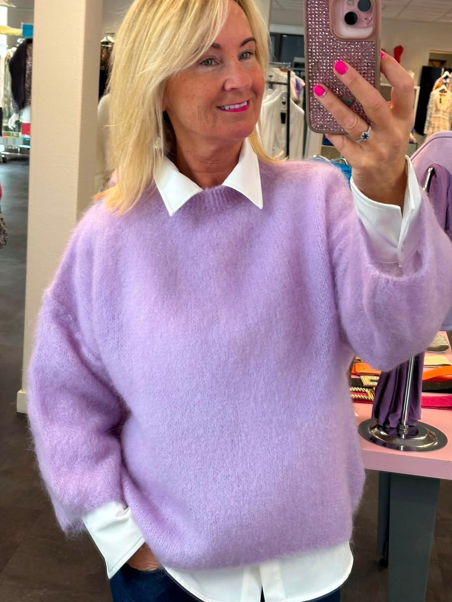 Mohair genser