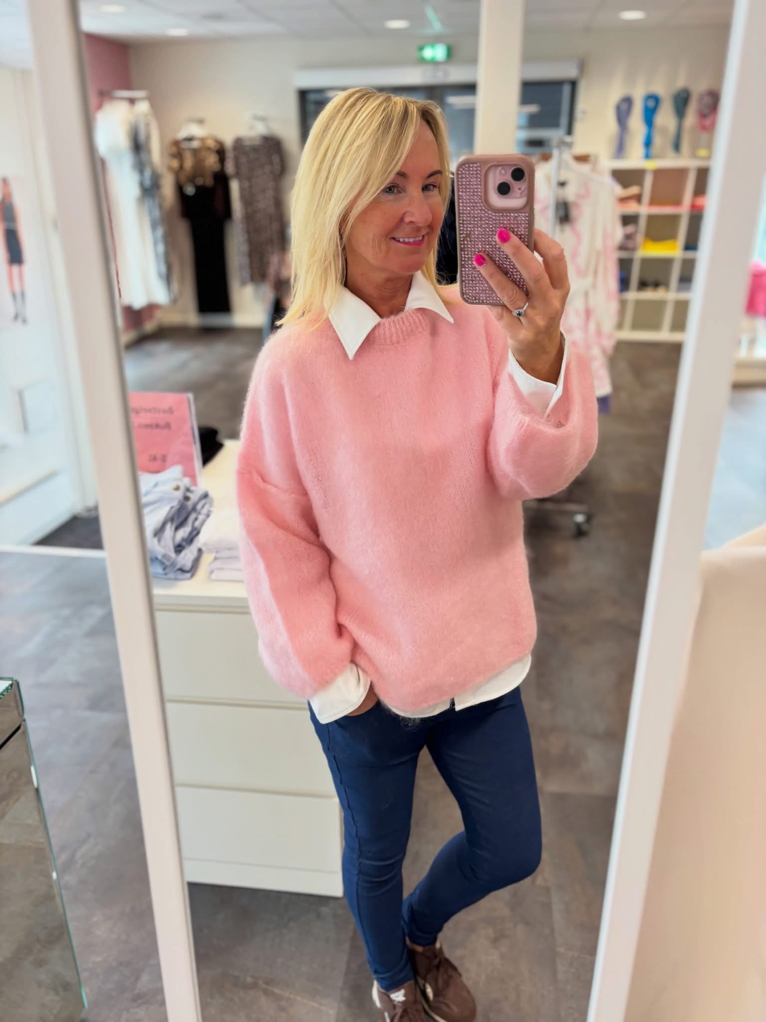 Mohair genser