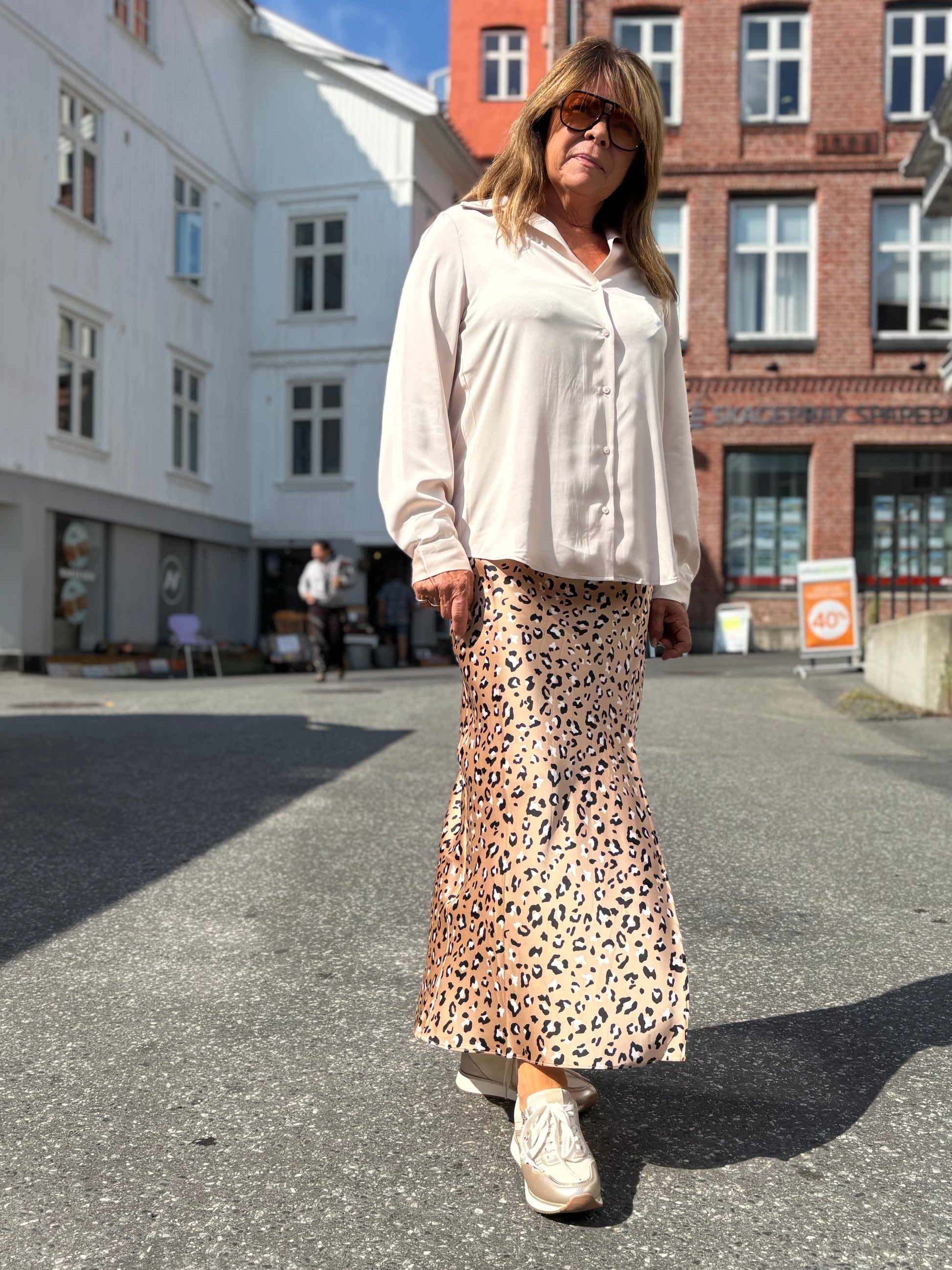 Leo Print skjørt