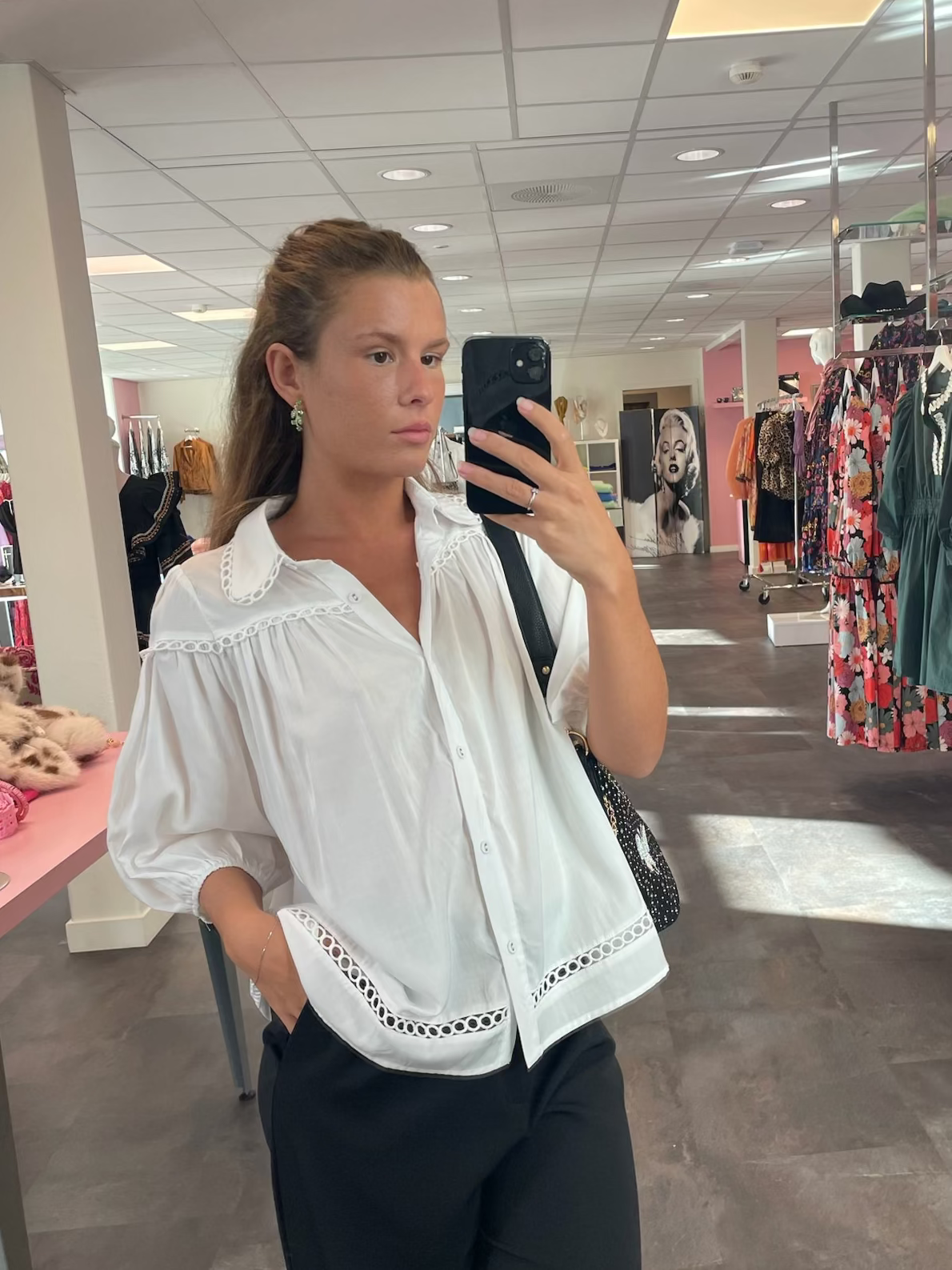 Hvit bluse