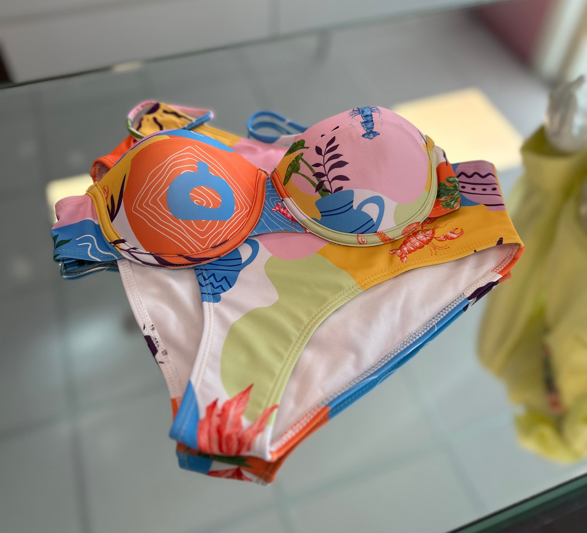 Flerfarget bikini