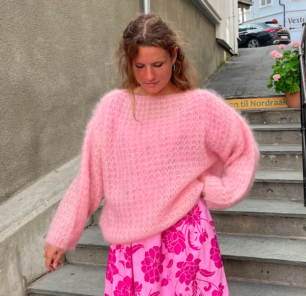 Mohair genser
