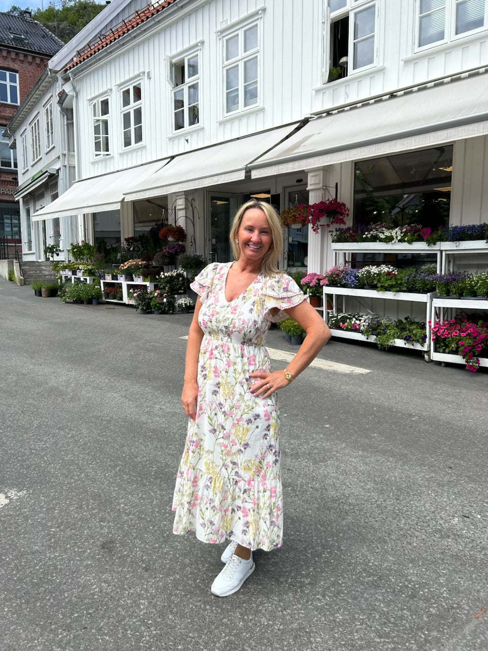 Blomster kjole
