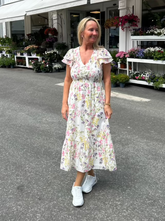 Blomster kjole