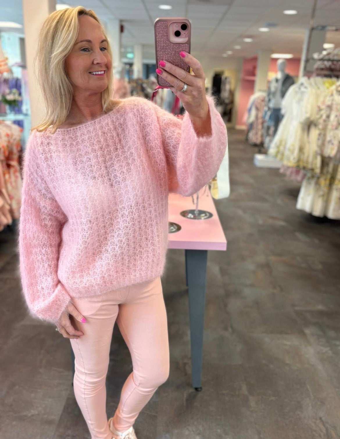 Mohair genser